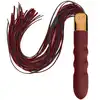 Bseries - Vibrating Flogger. Pejcz BDSM z wibrującą rączką do stymulacji analnej, wibrator o wyjątkowym zastosowaniu