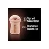 Blush - Enlust Nicole Vibrating. Realistyczny masturbator z mini wibratorem w zestawie, inspirowany soczystymi ustami kochanki AI
