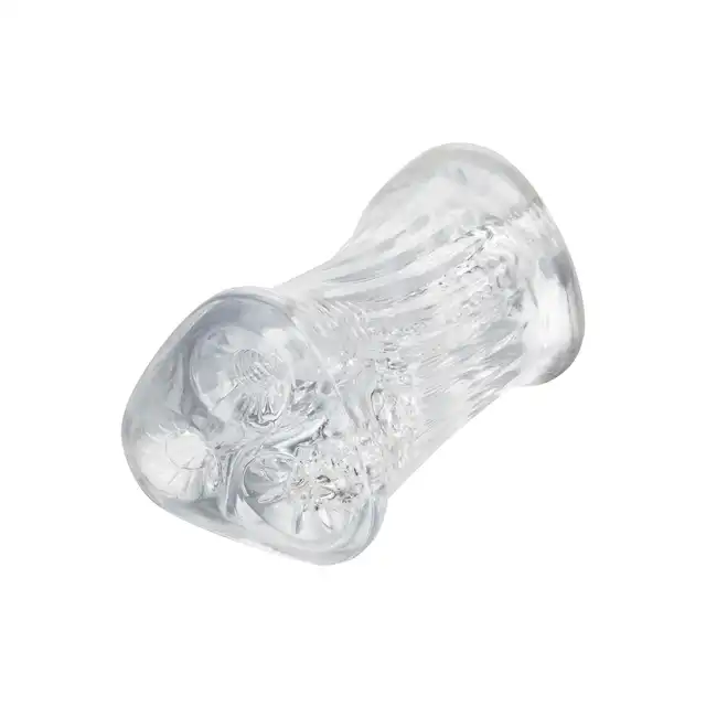 CalExotics - Cyclone Triple Chamber Stroker. Żebrowany masturbator z trzema otworami penetracyjnymi, potrójna intensywność i przyjemność