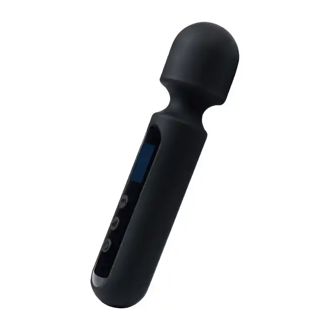 Rimba - SN05 Small Wand - wibrator magiczna różdżka z wyświetlaczem LCD