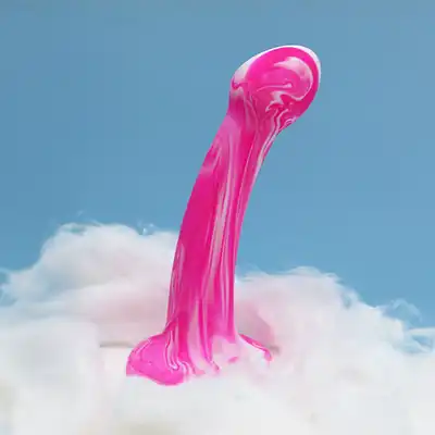 CalExotics - Twisted Bulb Tip Probe Pink. Różowe silikonowe dildo z przyssawką i bulwiastą końcówką, stworzone dla rozkoszy na najwyższym poziomie