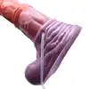 Kiotos Monstar - Dildo Beast 58 XL Squirt. Ogromne dildo w kształcie członka bestii, penis z wytryskiem. Bestia intensywnych doznań