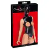 Bad Kitty - Body &amp; Mask L. Ultra eksponujące body w stylu BDSM, otwarte krocze i miseczki w połączeniu z maską na twarz jako ekstrawaganckie połączenie