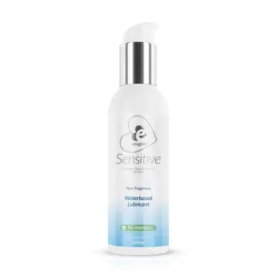 EasyGlide - Sensitive Waterbased Lubricant 150ml. Delikatny wegański żel intymny, stworzony specjalnie dla skóry wrażliwej, zapewnia komfort i nawilżenie 