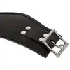 Bad Kitty - Collar black. Szeroka, skórzana obroża z ringiem do przypięcia smyczy, doskonale podkreśla uległość i pokorę w estetycznym stylu
