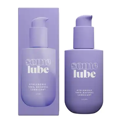 SOME LUBE - Hyaluronic Lubricant 100ml. Wodny lubrykant z kwasem hialuronowym, wegańska formuła z nawilżającym efektem