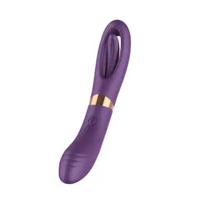 Boys Series - Flicking Dual G Spot Vibrator. Wszechstronny wibrator punktu G, stymulacja pochwy i łechtaczki, 10 prędkości wibracji i 10 unikalnych ruchów języczka