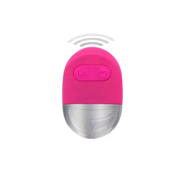 ToyJoy - Funky Remote Egg. Silikonowe jajko wibrujące z wieloma trybami wibracji i pulsacji, wyposażone w pilot do zdalnego sterowania