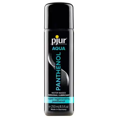 Pjur - Panthenol 250 ml. Lubrykant na bazie wody od lidera z kojącym pantenolem. Pielęgnacja, regeneracja i kojąca przyjemność w jednym