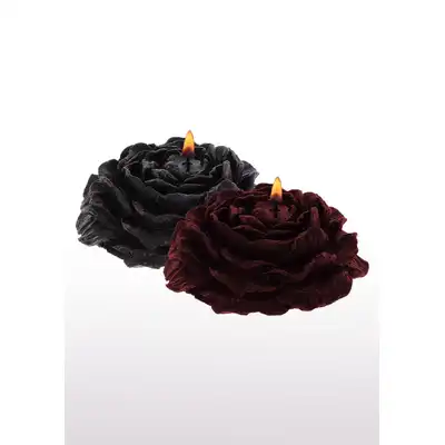 Taboom - Rose Japanese Drip Candle 2pc. Zestaw dwóch świec do masażu o eleganckim kształcie róży