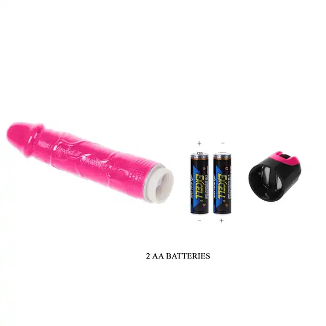 Baile - Vibrator Realistic Pink. Piękny różowy wibrator z potężnymi wibracjami, zapewniające intensywną przyjemność