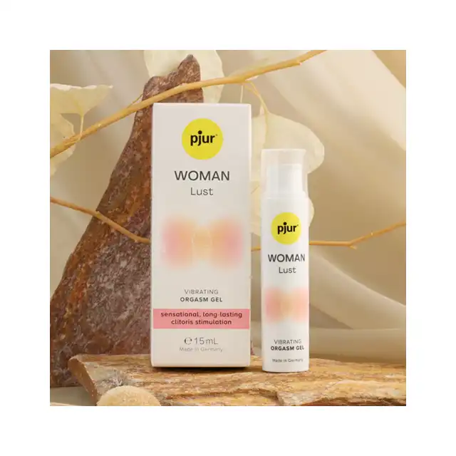 Pjur - Woman Lust Vibrating Orgasm Gel 15ml. Źel stymulujący na łechtaczkę, zapewnia do 15 minut intensywnych doznań i wibracji