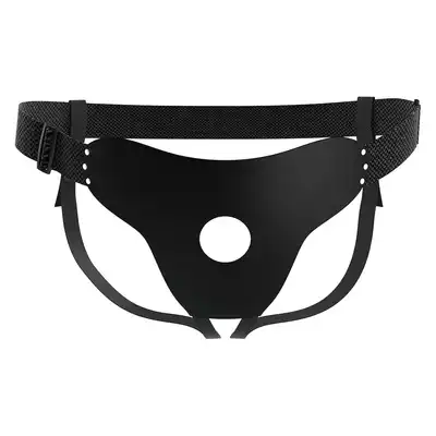 Pretty Love - Harness briefs love spell strap-on. Wszechstronna uprząż z dodatkowym paskiem dla wygody i penetrującej mocy.