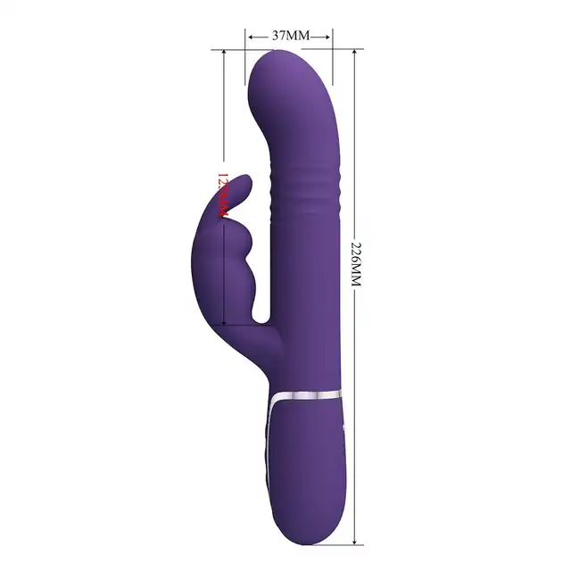 Pretty Love - Coale Purple. Wibrator z intensywnymi wibracjami, ruchomymi koralikami i funkcją Burst Climax zapewnia wyjątkowo intensywną przyjemność