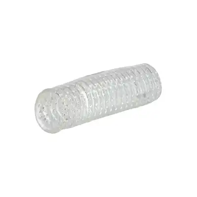 CalExotics - Hand Job Stroker Transparent. Odwracalny, przezroczysty masturbator dla różnorodnych doznań