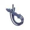 Taboom - Silicone Whip and Plug Blue. Innowacyjny duet, łączący elastyczny pejcz z korkiem analnym, oferujący wszechstronność i intensywne doznania