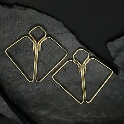 LOCKINK - Nipple Clamps Gold. Złote zaciski na sutki o wyjątkowym i eleganckim designie