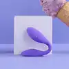 Wellness - Duo Purple. Wszechstronny wibrator dla par, intensywna stymulacja solo i w parze, elastyczny korpus i mocne wibracje