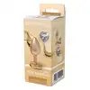 Dream Toys - Gleaming Love Pearl Gold Plug Small. Złoty elegancki korek analny o niedużym rozmiarze z kryształkiem w kształcie serca