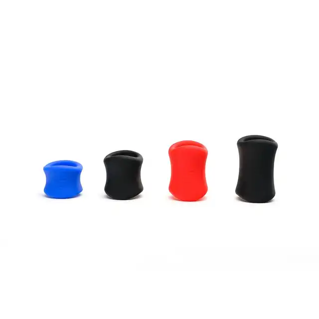 Sport Fucker - Ergo Balls Black 50 mm – Super miękki i wytrzymały ściągacz do jąder z czystego silikonu w kolorze czarnym
