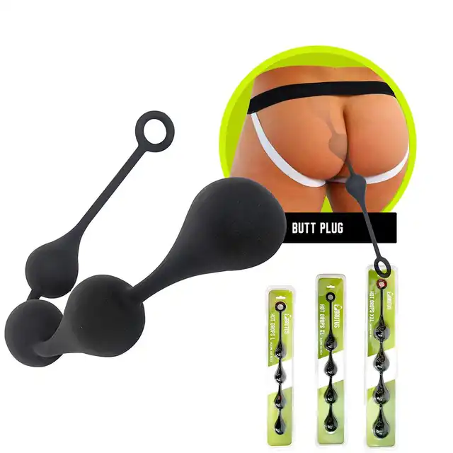 Brutus - Hot Drops. Cztery połączone kulki. Intensywne rozciągnięcia w rozmiarze L