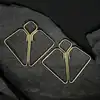 LOCKINK - Nipple Clamps Gold. Złote zaciski na sutki o wyjątkowym i eleganckim designie