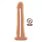 Get Real - Dual Density Dong 7.5 inch. Realistyczne dildo z naturalnym kształtem i podwójną gęstością, głęboka stymulacja
