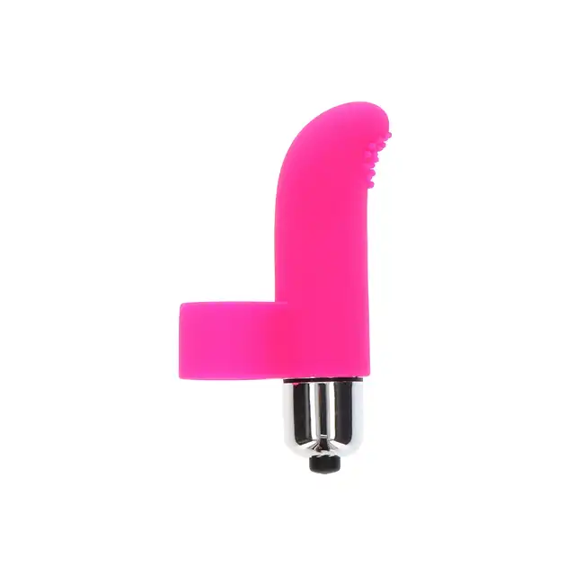ToyJoy - Tickle Pleaser. Kompaktowy wibrator na palec, wykonany z silikonu z wibrującym bulletem, idealny do precyzyjnej stymulacji