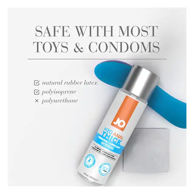System Jo - H2O Anal Thick 60ml. Super gęsty lubrykant analny o wodnej formule, idealny do zabawek