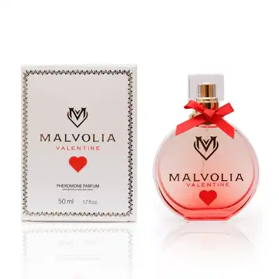 Malvolia - Valentine For Woman 50ml. Feromony damskie o kwiatowej kompozycji, łączą w sobie nuty czarnej porzeczki, frezji i mchu dębowego