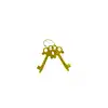 ToyJoy - Gold Handcuffs. Klasyczne metalowe kajdanki w złotym kolorze, w zestawie 2 kluczyki
