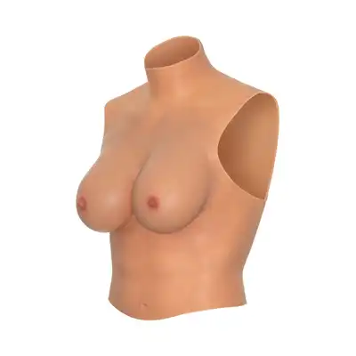 Hidden Desire - Alter Ego Wearable Breasts Shirt With D-Cup. Silikonowa koszulka z piersiami w rozmiarze D, idealna dla crossdresserów spełniających fantazje