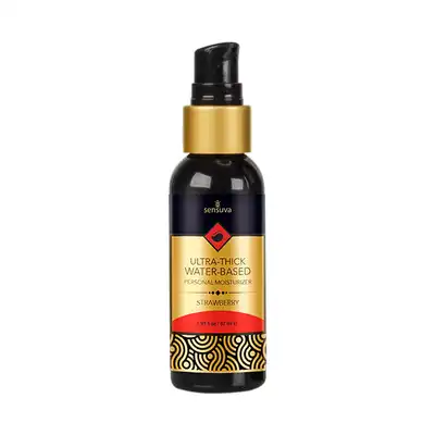 Sensuva - Ultra-Thick Water-Based Personal Moisturizer Strawberry 57 ml. Mega gęsty i wydajny lubrykant na bazie wody. Długotrwałe nawilżenie 