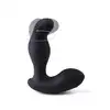 Virgite - Rotating Prostate Massager Silikonowy, czarny masażer prostaty z efektem obrotowym, zdalnie sterowany. Intensywna stymulacja, którą pokochasz!