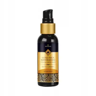 Sensuva - Ultra Thick Water-Based Moisturizer Salted Caramel. Gęsty lubtykant na bazie wody o smaku słonego karmelu
