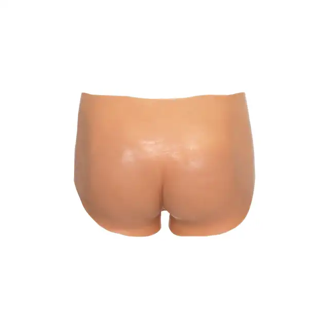 Hidden Desire - Alter Ego Open Vagina Brief High Waist. Silikonowe majtki z wysokim stanem, z otwartą i realistyczną pochwą i tunelem penetracyjnym