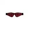 Ouch! - Luxery Eye Mask. Diamentowa opaska na oczy, elegancki design, sztuczna skóra, wygodna i bezpieczna
