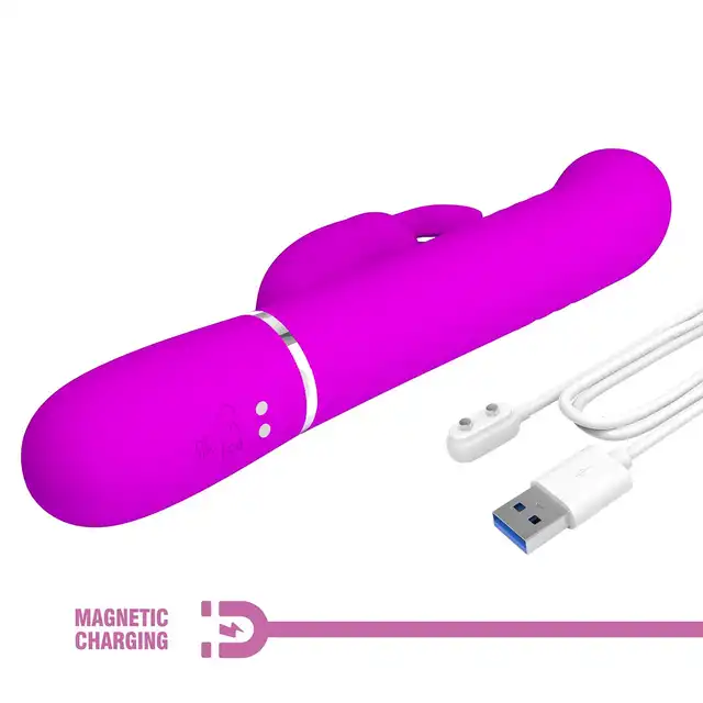 Pretty Love - Coale Pink. Wibrator z intensywnymi wibracjami, ruchomymi koralikami i funkcją Burst Climax zapewnia wyjątkowo intensywną przyjemność