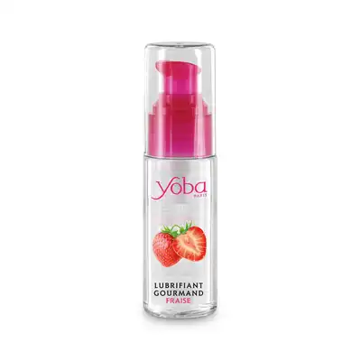 Yoba Paris - Strawberry Lubricant 50ml. Smakowy lubrykant o orzeźwiającym smaku i zapachu truskawki