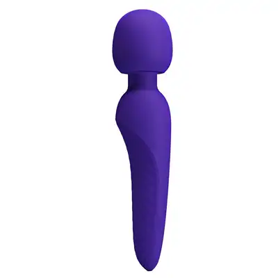 Pretty Love - Meredith Purple. Jedwabiście gładka magiczna różdżka do wyjątkowej stymulacji solo lub w parze