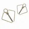 LOCKINK - Nipple Clamps Gold. Złote zaciski na sutki o wyjątkowym i eleganckim designie