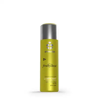 Swede - Fruity Love Lubricant Vanilla Gold Pear 50 ml. Wodny lubrykant o zmysłowym smaku złotej gruszki i wanilii. Rozpłyń się w przyjemności