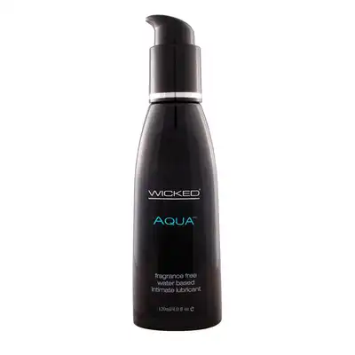Wicked - Aqua Waterbased 120ml. Lubrykant na bazie wody, skuteczny i przyjazny dla skóry 