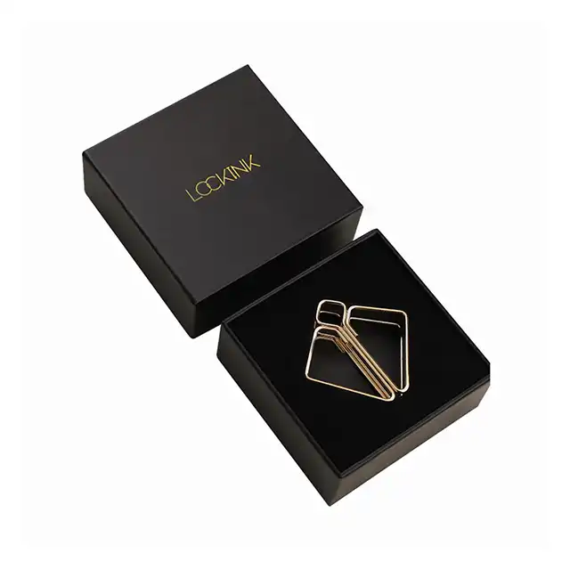 LOCKINK - Nipple Clamps Gold. Złote zaciski na sutki o wyjątkowym i eleganckim designie