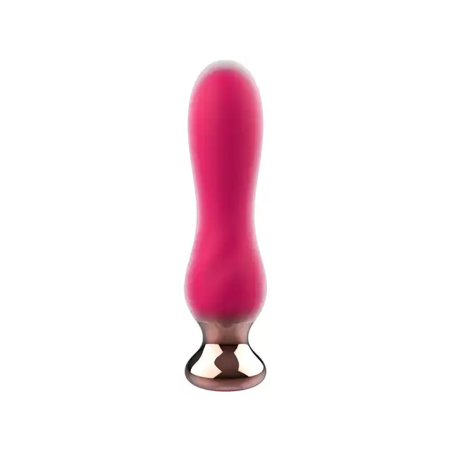 Buttocks - The Elegant Buttplug. Wibrujący różowy korek analny z 7 trybami wibracji, 3 prędkościami i pilotem zdalnego sterowania