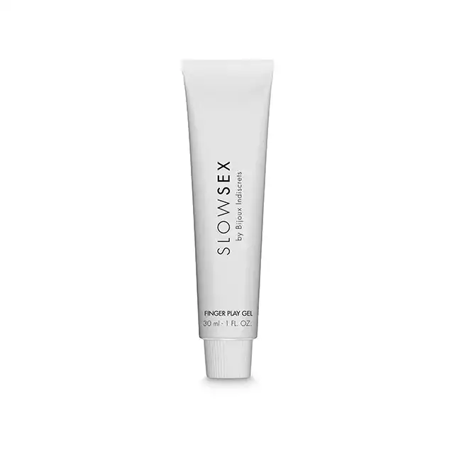 Bijoux Indiscrets -  Slow Sex Finger Play Gel 30 ml. Doskonały do masturbacji, kokosowy lubrykant na bazie wody w formie żelu. Niesamowite doznania