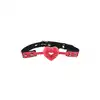 Sportsheets - SM Amour Ball Gag Red. Oddychający knebel kulkowy w kształcie serca dla miłośników BDSM