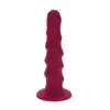 Get Real - Ribbed Dong 6'. Dildo z wypustkami na trzonie i mocną podstawą z przyssawką, wykonany z bezpiecznego silikonu premium