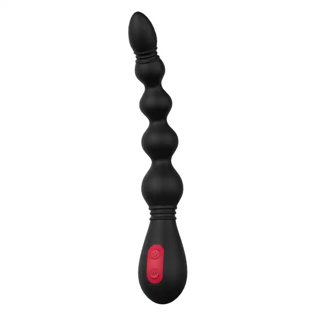 Dream Toys - Essentals Anal Flexi Beads. Korek analny, który zapewnia intensywne, wielopoziomowe doznania, elastyczność materiału i różnorodność wibracji