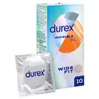Durex - Invisible Extra Large 10szt. Ultra cienkie prezerwatywy o powiększonej średnicy, dla bliższego kontaktu z partnerem